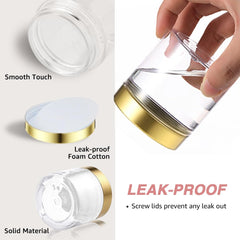 AMORIX leak-proof sealed cosmetic jar ideal for travel
