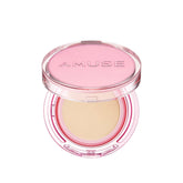 Amuse Seoul Dew Power cushion packaging open for easy on-the-go hydration and display.