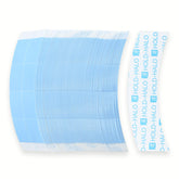 Amyqueen blue curved C-shape wig tape for secure lace front wigs