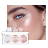 Amy's Diary Pearl White Ice Silver palette for radiant, dimensional skin.