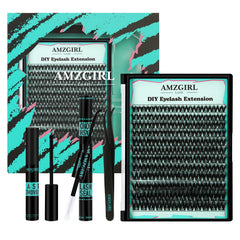 AMZGIRL LASH 144pcs clusters kit for versatile length options 10–18mm
