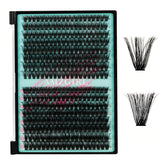 AMZGIRL LASH lash clusters tray with 320 pieces for at-home DIY extensions