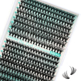 AMZGIRL LASH lash clusters in wispy tray view for easy at-home styling