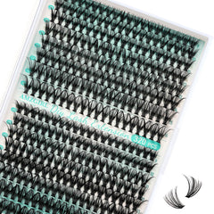 AMZGIRL LASH lash clusters in wispy tray view for easy at-home styling