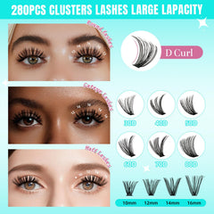 AMZGIRL LASH at-home DIY lashes for convenient beauty