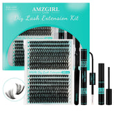 AMZGIRL LASH extension kit 320pcs for versatile looks.