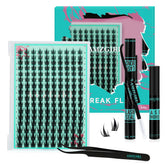 AMZGIRL LASH Lily clusters 160pcs ready for natural to dramatic eye enhancement at home