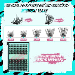 AMZGIRL LASH remover dissolves extensions cleanly with no residue.