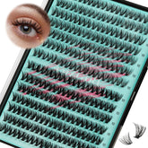 AMZGIRL LASH wispy clusters tray view for easy DIY lash extensions