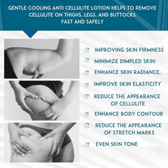 Anacis cellulite gel texture close-up ready for quick absorption.