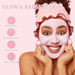 ANAI RUI Rose Mask rose flower extract hydrates and supports radiance.