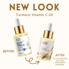 ANAI RUI Squalane Vitamin C Turmeric oil texture close-up shows fast absorption and non-greasy finish