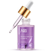 ANAI RUI tranexamic serum bottle on a clean vanity to brighten uneven skin tone.
