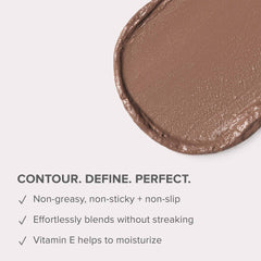 Anastasia Beverly Hills Phantom Shadow applied along the cheekbone for subtle definition.
