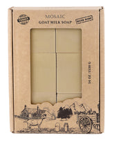 AnatoliaDaphne goat milk soap bar closeup showing creamy texture for sensitive skin care