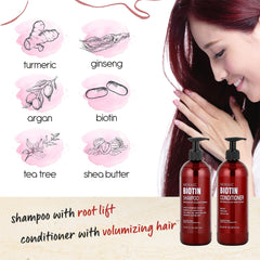AnatoliaDaphne Biotin Volumizing Shampoo rinse close-up.