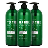 AnatoliaDaphne Tea Tree Body Wash bottle front showing gentle cleansing with added oils