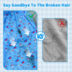 Ancable non-toxic polyester material keeps skin safe during haircuts