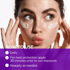 Application closeup highlights quick blending into your skincare routine