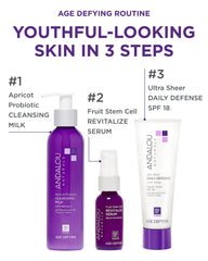 Andalou Naturals fruit stem cell science visual highlights vitality support