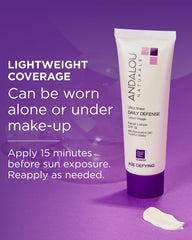 Andalou Naturals resveratrol CoQ10 ingredient visual for antioxidant skincare