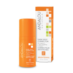 Andalou Naturals – correcteur de taches sombres visage, éclaircissement possible.