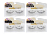 Andrea False Lashes Style 45 black closeup shows natural lash texture for daily wear.