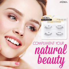 Andrea Two of a Kind Lashes 53 Rounded Lash Style blends seamlessly with natural lashes