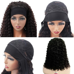 Andu Style headband wig easy wearing for quick glue-free styling