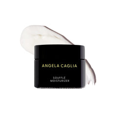 Angela Caglia Soufflé Moisturizer creamy texture close-up reveals smooth, non-greasy feel