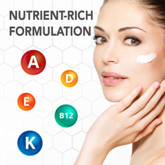 ANGELYCIA whipped moisturizer during application for smooth, hydrated skin.