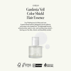 ANILLO Gardenia Veil application pump enables easy leave-in use and quick nourishment.