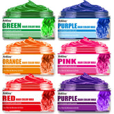 ANKOOY green hair color wax for vibrant temporary styling and easy wash-out