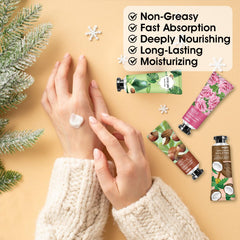 ANKOOY shea butter and aloe hand cream delivers rich moisture.