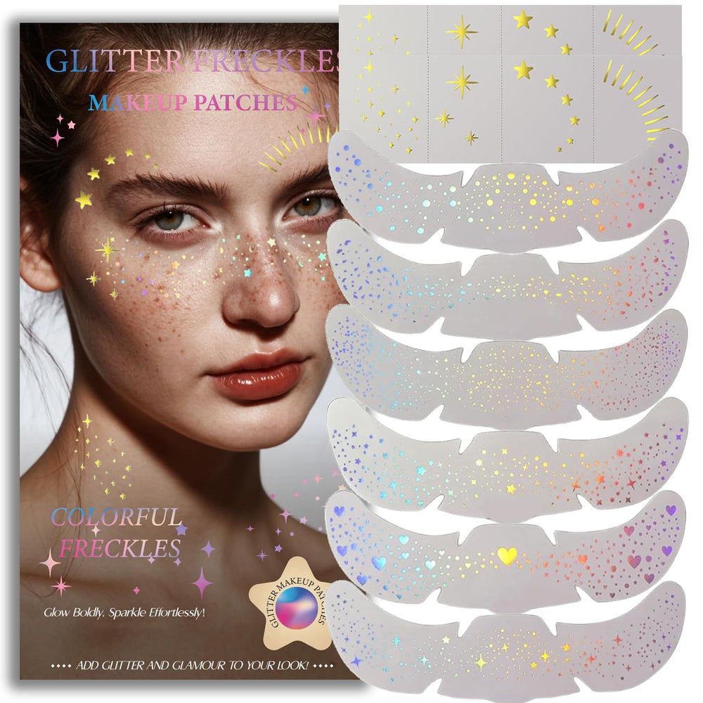 Anmubag Glitter Freckles holographic strip for fast radiant glam