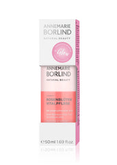 ANNEMARIE BÖRLIND Rose Blossom Revitalizing Care packaging label highlights sustainability