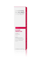 ANNEMARIE BÖRLIND System Absolute Gentle Cleansing Lotion label close-up highlighting vegan ingredients