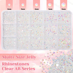 AnoleAir flatback rhinestones for secure adhesion on many surfaces.
