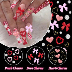 Anower junk case charms for nails provide versatile decorating options.
