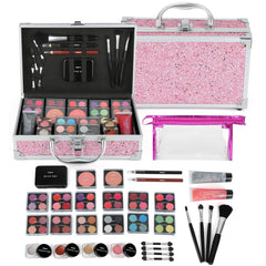 Anpro all-in-one makeup kit case showing portable storage for on-the-go routines