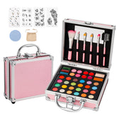 Anpro all-in-one makeup kit teen travel case shows organized storage for on-the-go use