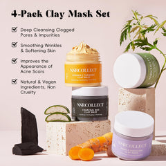 ANRCOLLECT Vitamin C Turmeric Clay Mask focuses on brightening and even skin tone