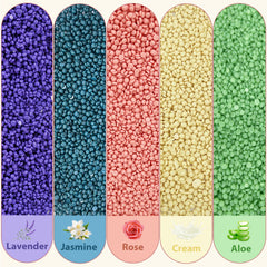 ANREACHO hypoallergenic wax beads gentle on sensitive skin