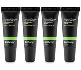 Anthony 25 SPF lip balm 4-pack front view with matte tubes.