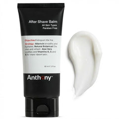 Anthony After Shave Balm bottle provides cooling post-shave moisture