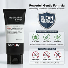 Anthony After Shave Balm with vitamins A, C & E nourishes skin