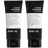 Anthony No Sweat balance bottle pour shows easy, mess-free application for all-day dryness