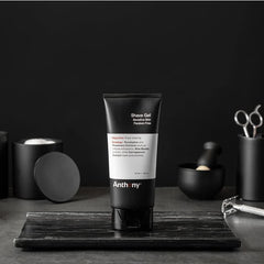 Anthony Shave Gel Aloe Vera Beads release hydration for a smoother glide.