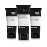 Anthony Shave Gel bottle for sensitive skin offers precise, irritation-free shaving.