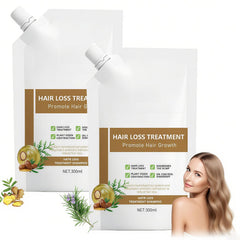 Anti-Hair-Fall Shampoo two bottles pack on display showing nourishing plant-based care.